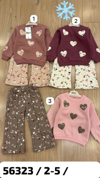 Трикотажный Костюм На Флисе Для Девочки Deco (2-3-4-5лет)