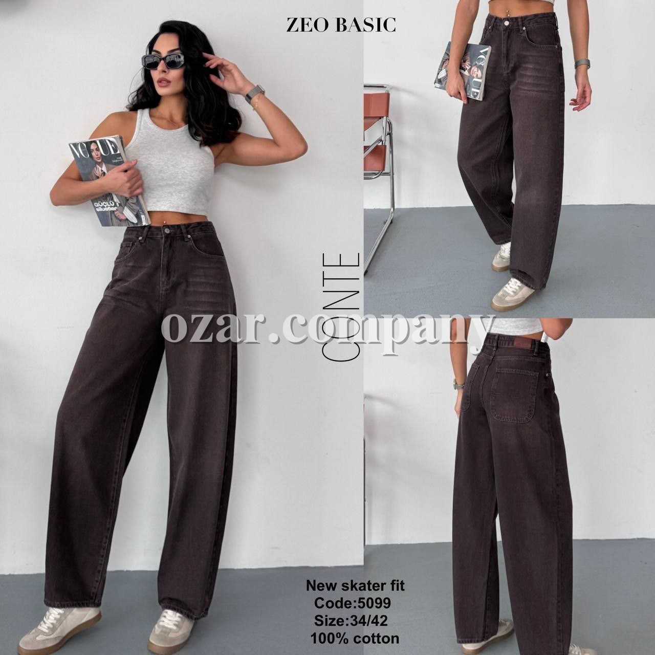 Женские Джинсы Zeo Basic