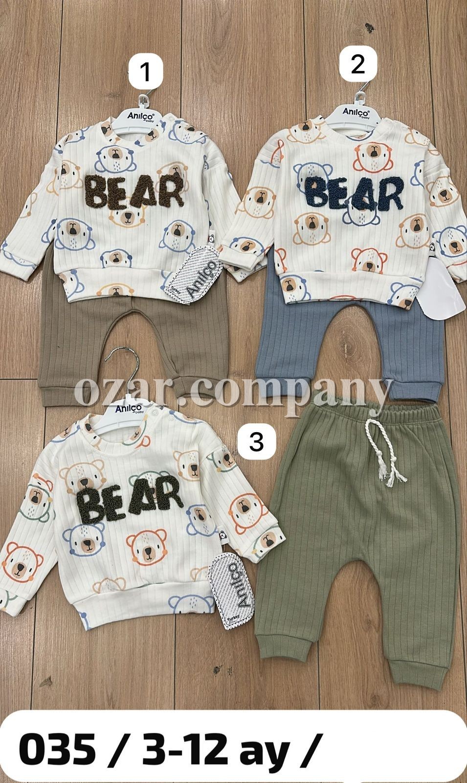 Костюм Для Мальчика Anilco (3-6/6-9/9-12мес.)