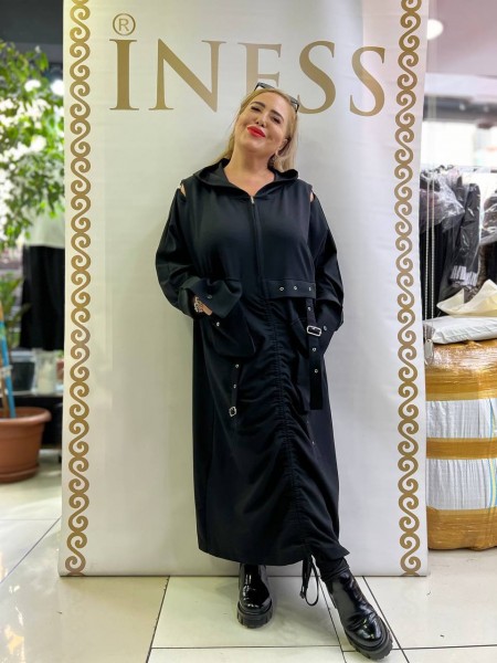 Женский Плащ Iness (Большие размеры) Женский Плащ Iness (Большие размеры)