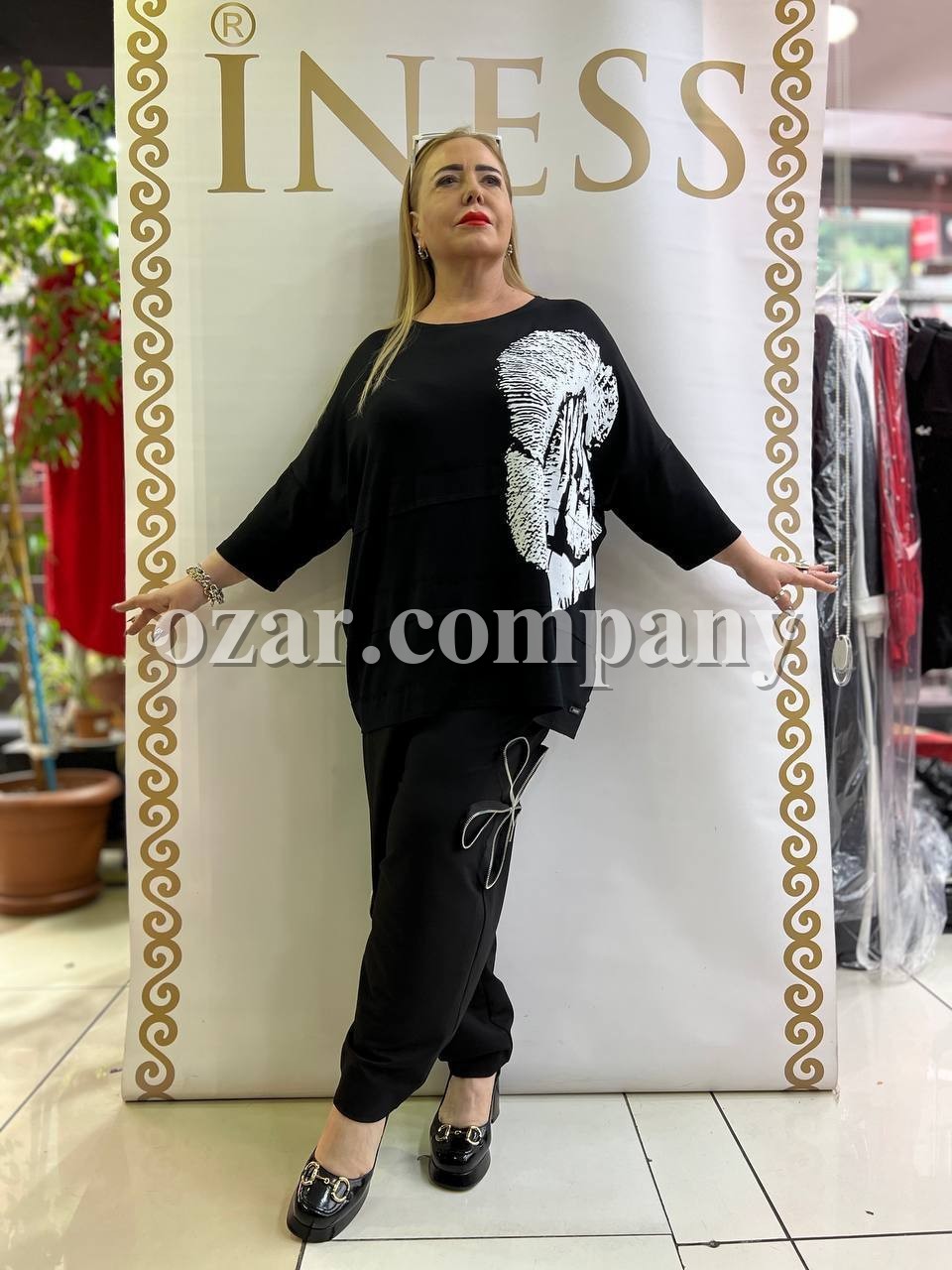 Женская Туника Iness (Большие размеры) Женская Туника Iness (Большие размеры)