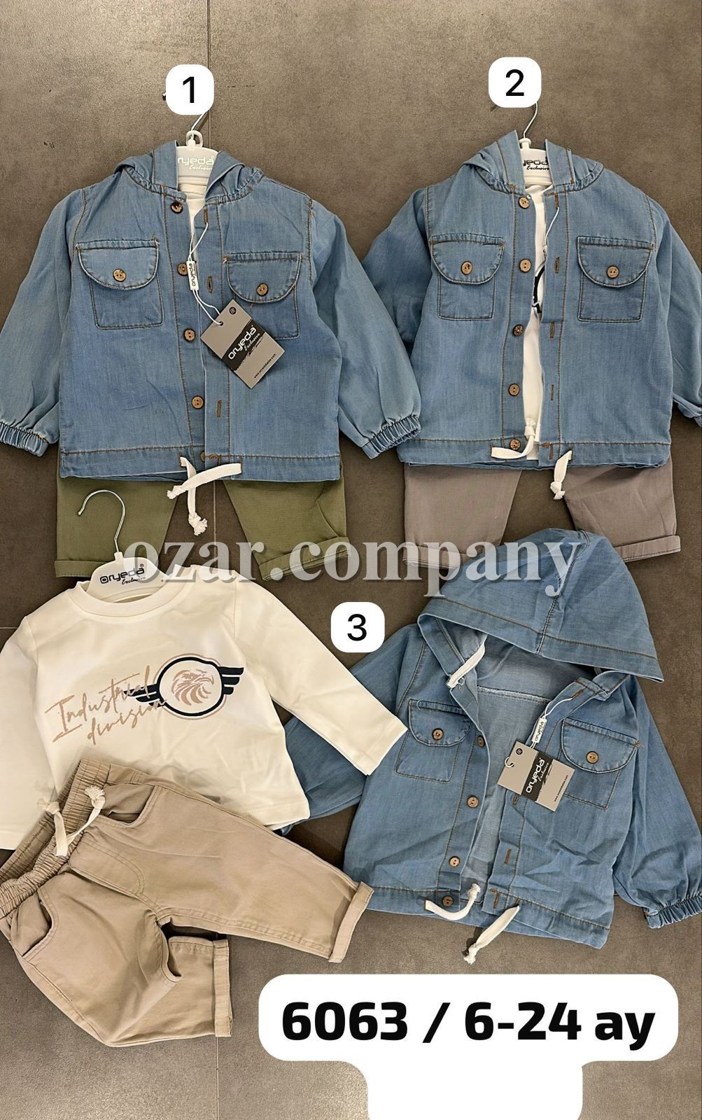 Костюм Тройка Для Мальчика Oryeda (6-12-18-24мес.)