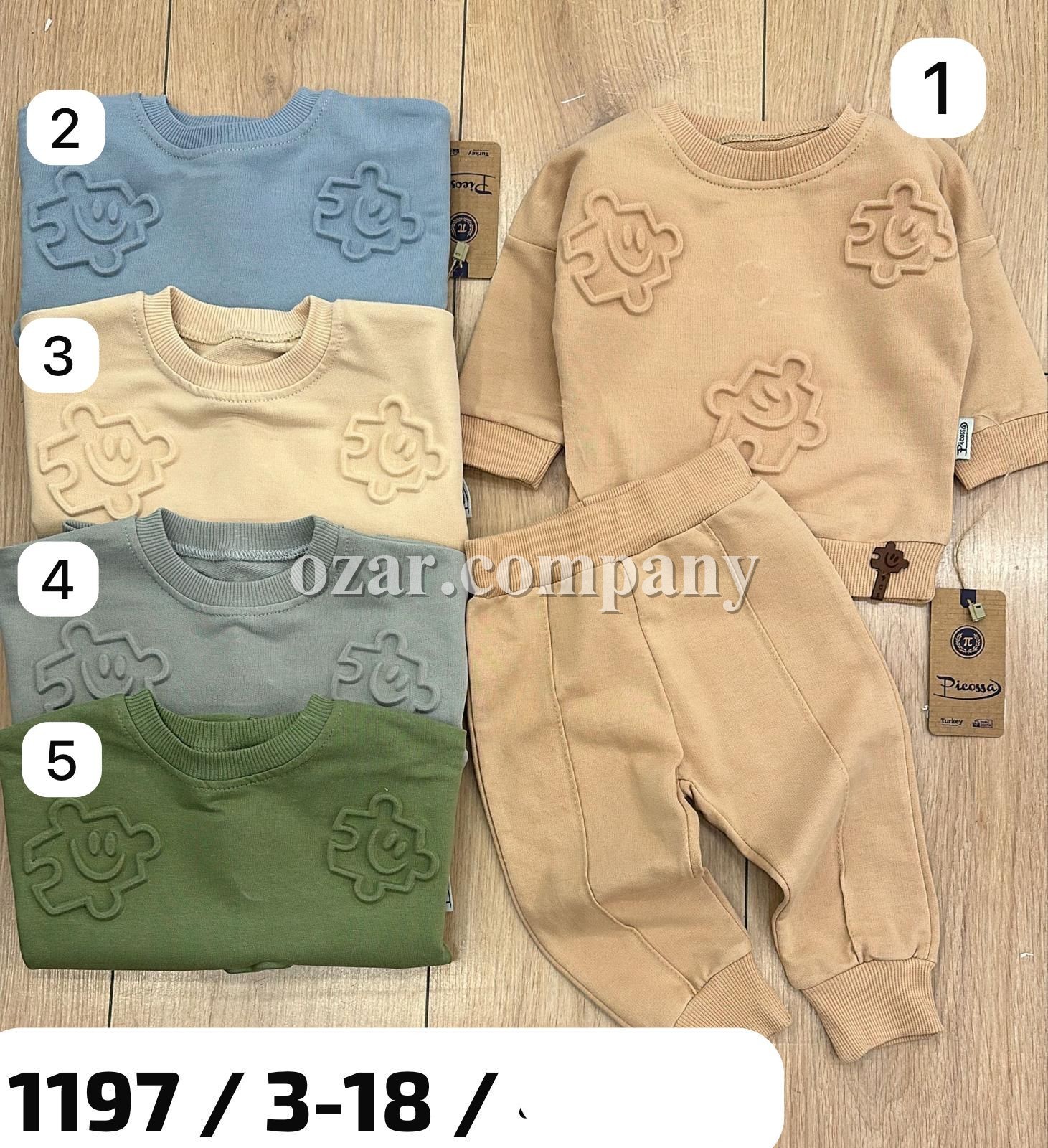 Костюм Для Мальчика Picossa (3-6/6-9/9-12/12-18мес.) Костюм Для Мальчика Picossa (3-6/6-9/9-12/12-18мес.)