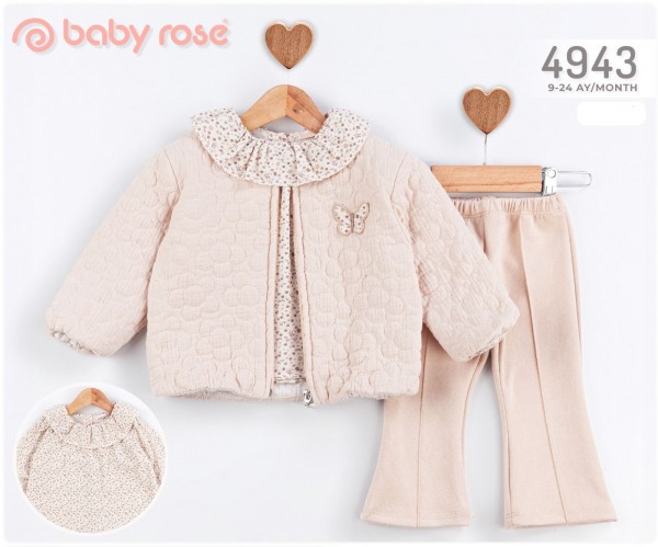 Костюм Тройка Для Девочки Baby Rose (9-12-18-24мес.)