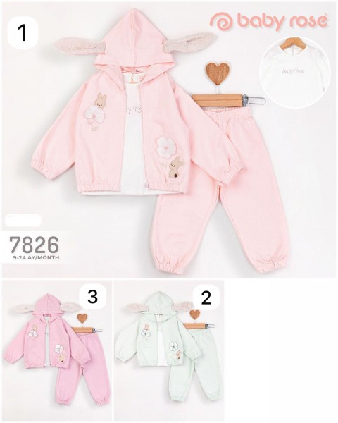 Костюм Тройка Для Девочки Baby Rose (9-12-18-24мес.)