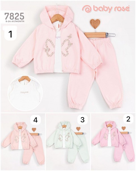 Костюм Тройка Для Девочки Baby Rose (9-12-18-24мес.)