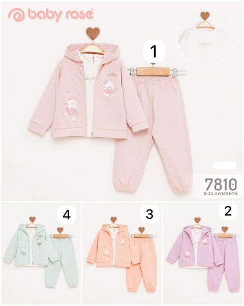 Костюм Тройка Для Девочки Baby Rose (9-12-18-24мес.)