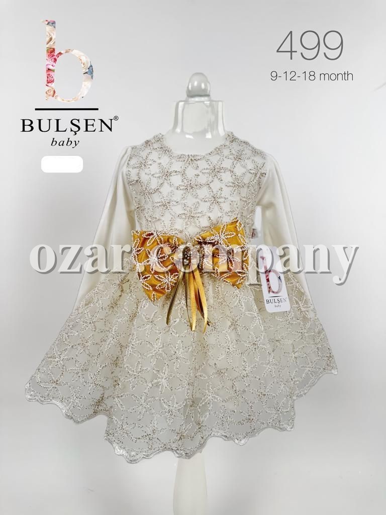 Нарядное Платье Для Девочки Bulsen (9-12-18мес.) Нарядное Платье Для Девочки Bulsen (9-12-18мес.)
