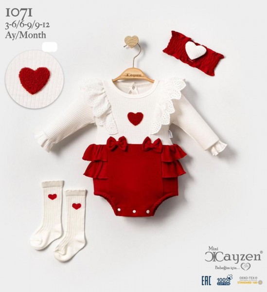Нарядный Бодик Для Девочки Cayzen (3-6/6-9/9-12мес.)