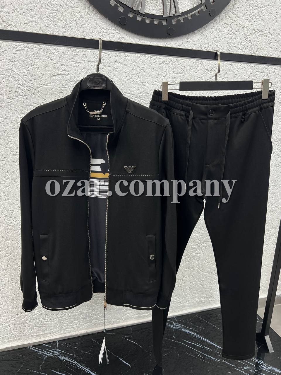 Мужской Спортивный Костюм Emporio Armani Мужской Спортивный Костюм Emporio Armani