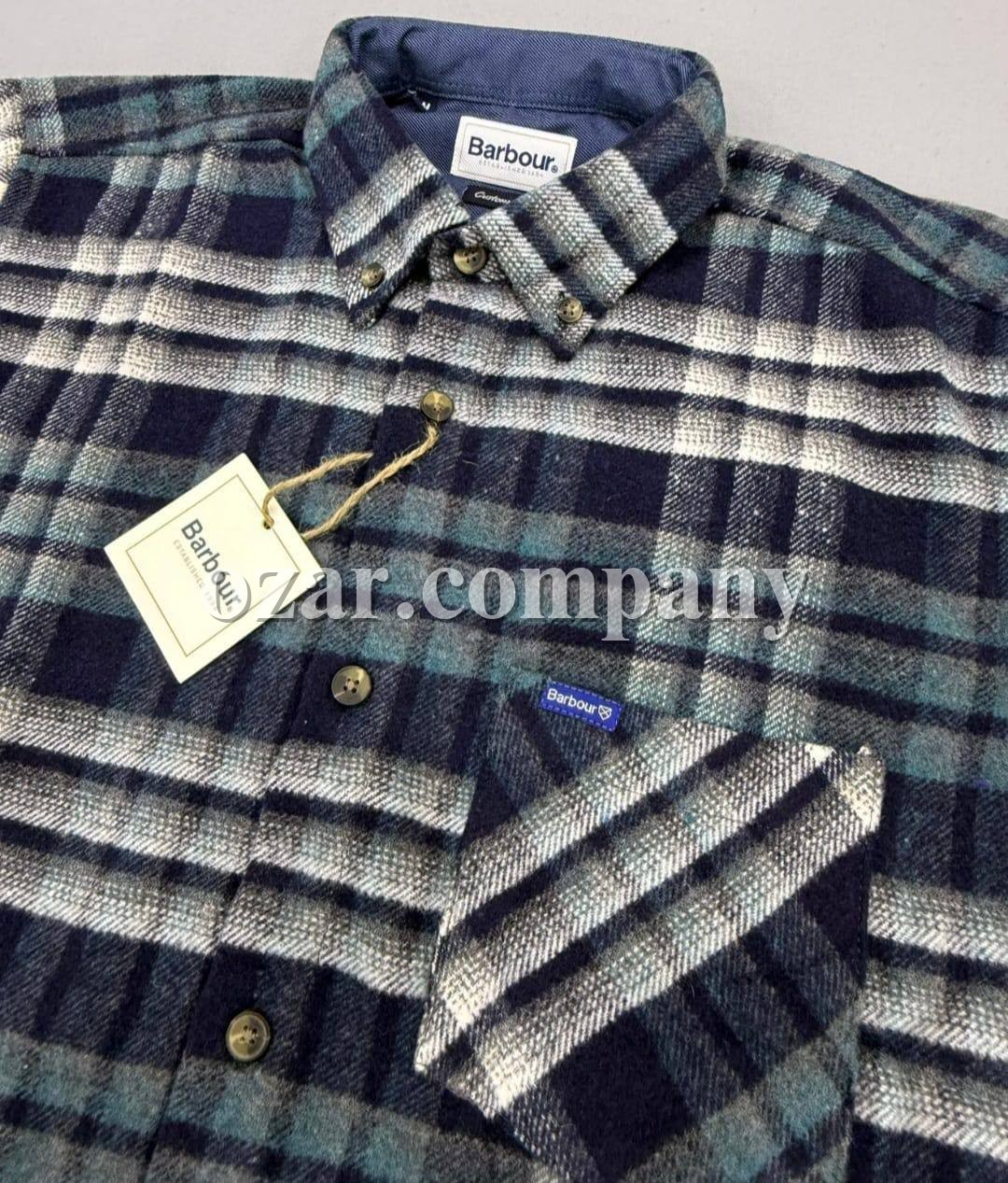 Мужская Фланелевая Рубашка Barbour Мужская Фланелевая Рубашка Barbour