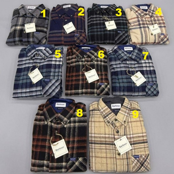 Мужская Фланелевая Рубашка Barbour