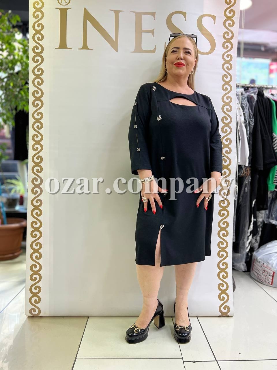 Женское Платье Iness (Большие размеры) Женское Платье Iness (Большие размеры)