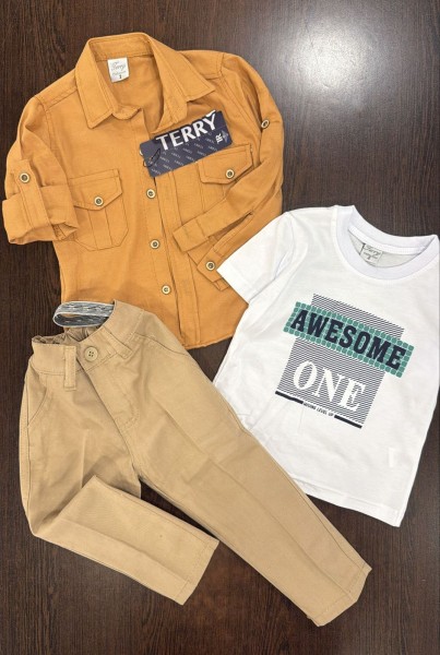 Костюм Тройка Для Мальчика Terry (6-7-8-9лет) 
