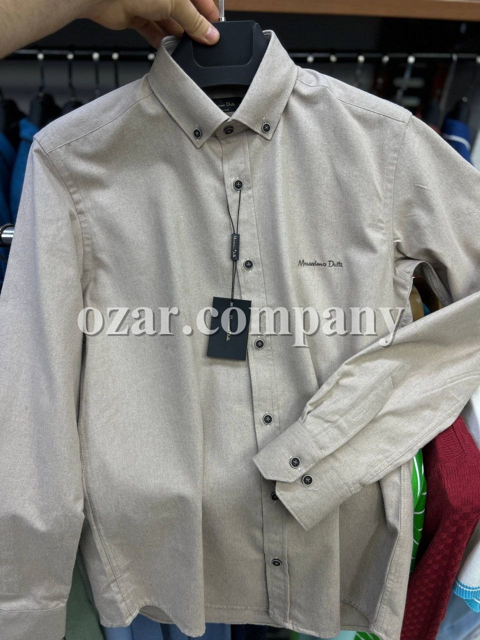 Мужская Рубашка Massimo Dutti Мужская Рубашка Massimo Dutti