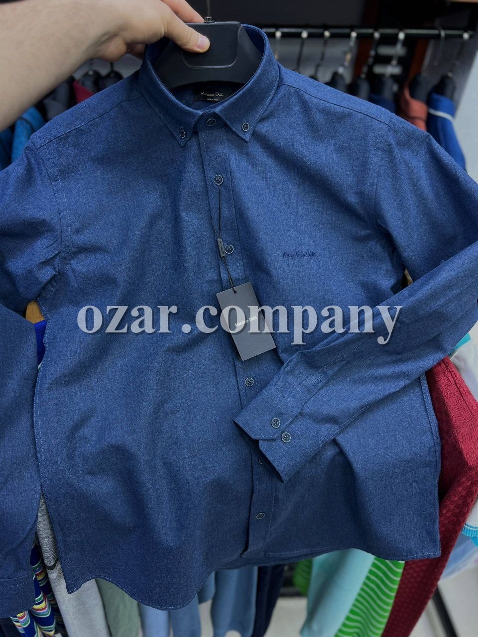 Мужская Рубашка Massimo Dutti Мужская Рубашка Massimo Dutti