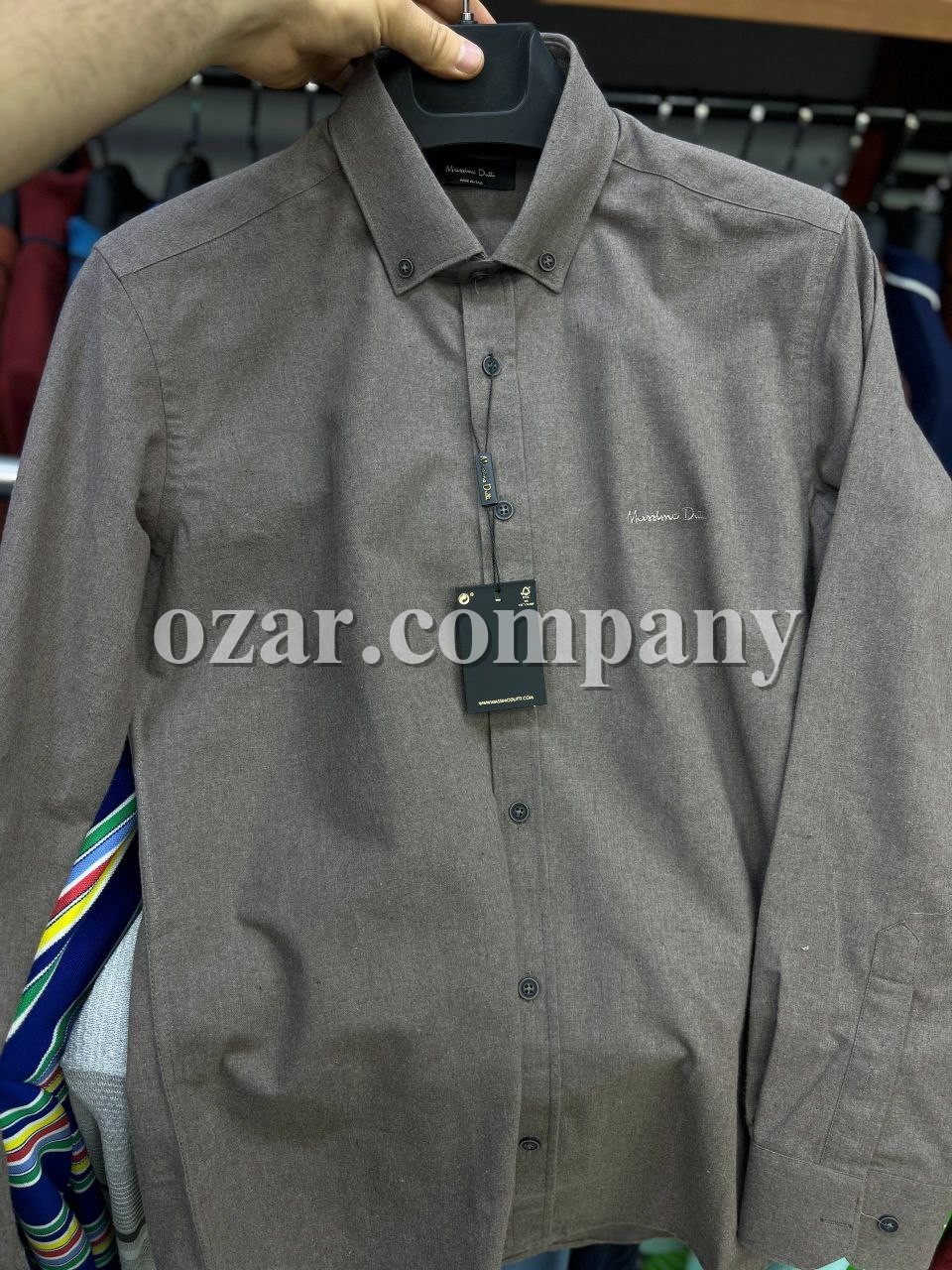Мужская Рубашка Massimo Dutti Мужская Рубашка Massimo Dutti