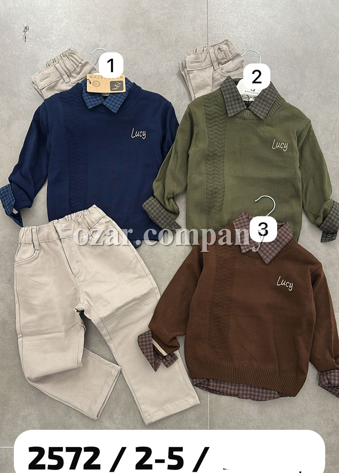 Костюм Тройка Для Мальчика Lucy (2-3-4-5лет) Костюм Тройка Для Мальчика Lucy (2-3-4-5лет)