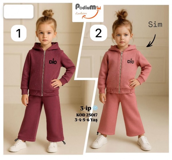 Костюм Тринитка На Флисе Для Девочки PodiuMini (3-4-5-6лет) 