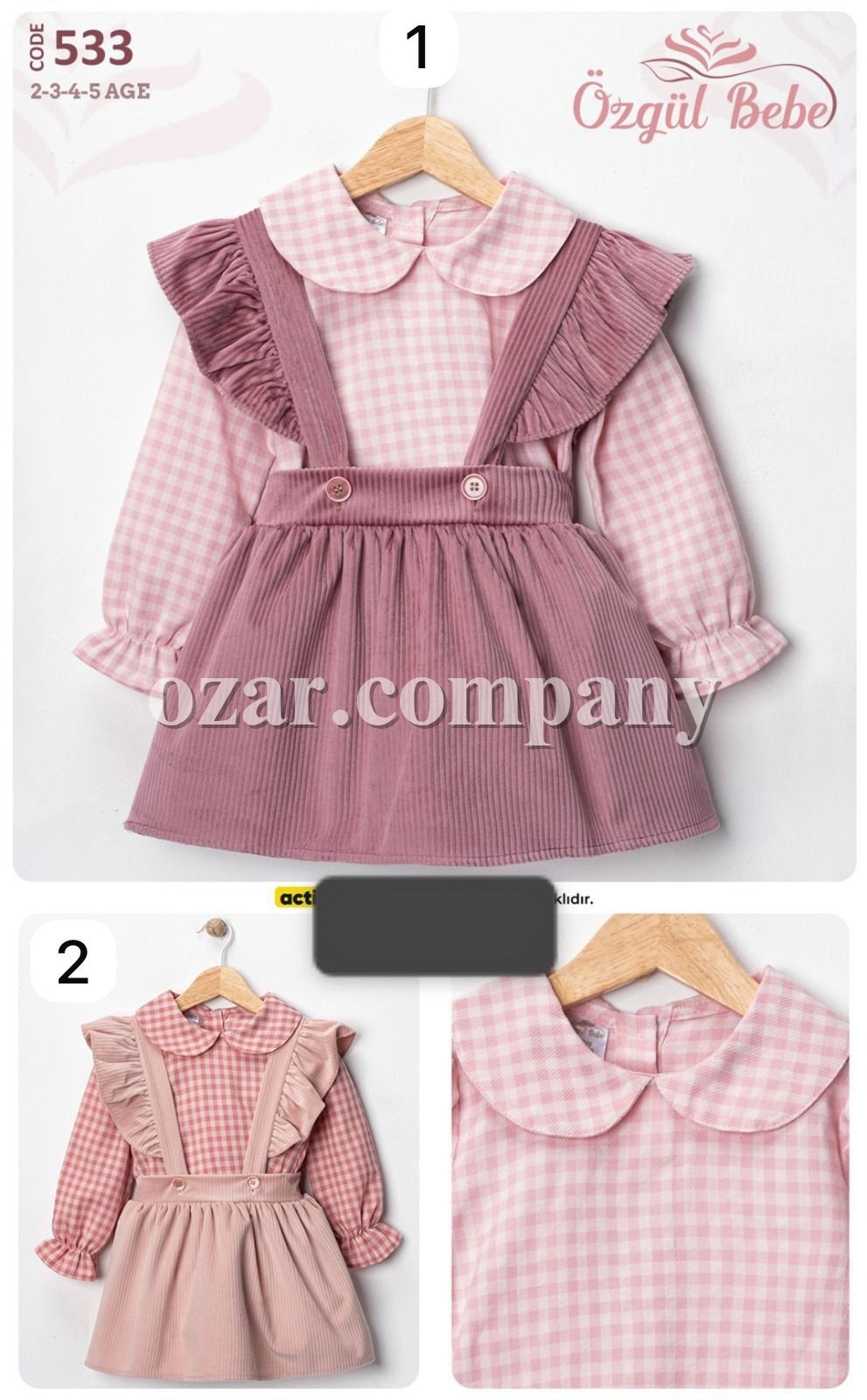 Сарафан Для Девочки Ozgul Bebe (2-3-4-5лет) Сарафан Для Девочки Ozgul Bebe (2-3-4-5лет)