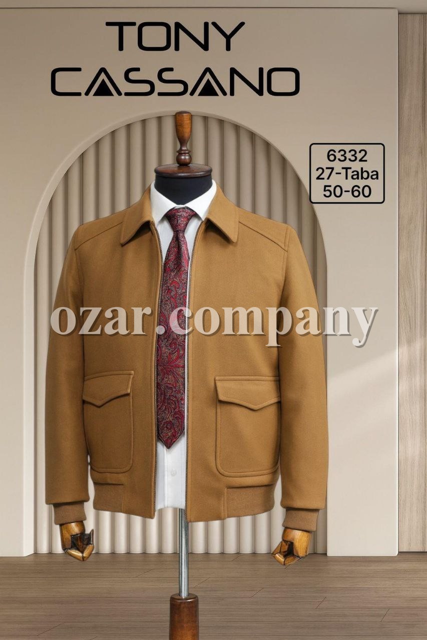 Мужская Кашемировая Куртка Tony Cassano