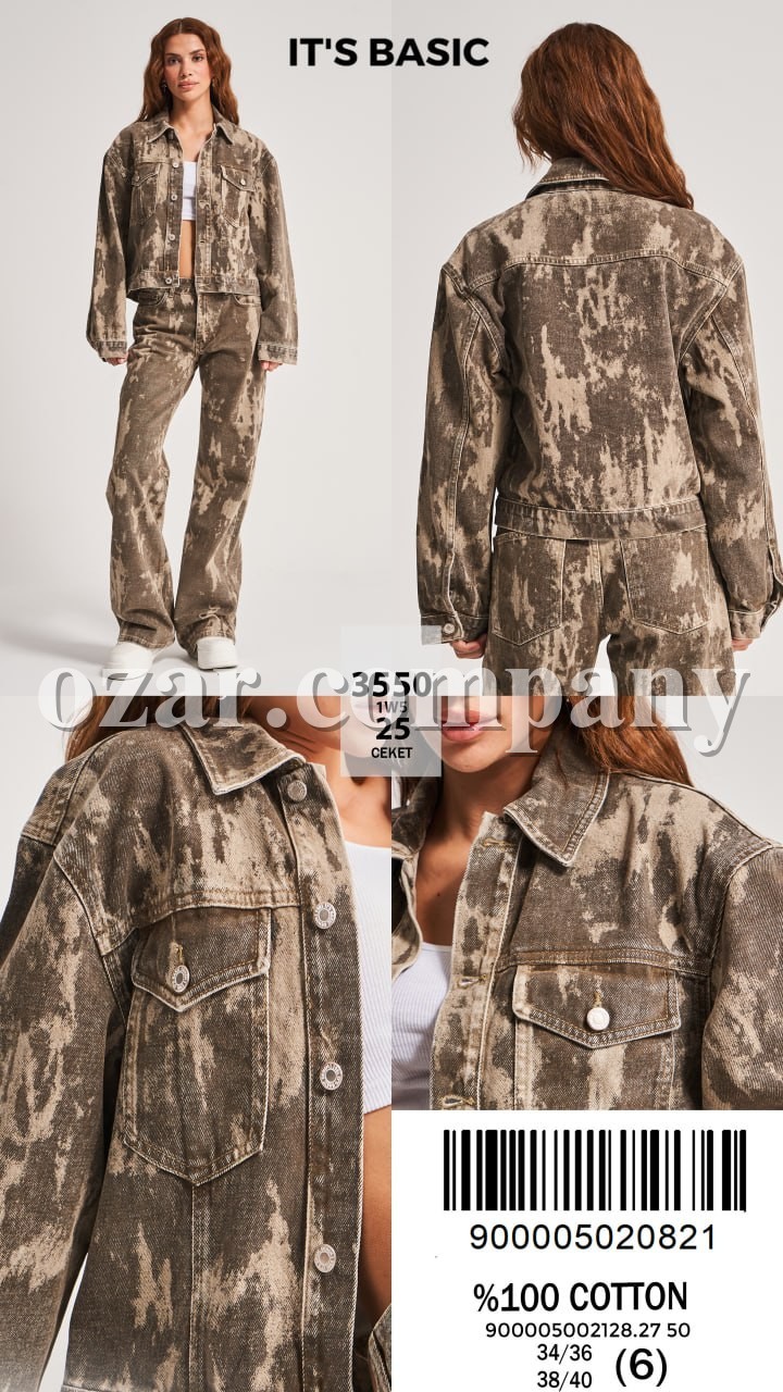 Женский Джинсовый Жакет ITS Basic  Женский Джинсовый Жакет ITS Basic