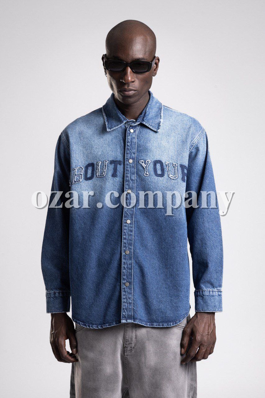 Мужская Джинсовая Рубашка Catch Мужская Джинсовая Рубашка Catch