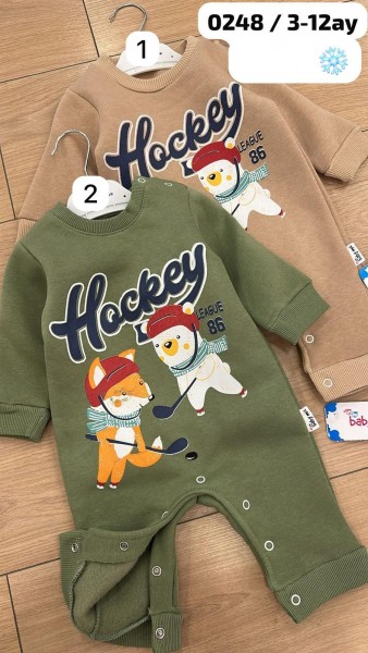 Трикотажный Человечек На Флисе Для Мальчика Baby Mii (3-6/6-9/9-12мес.) Трикотажный Человечек На Флисе Для Мальчика Baby Mii (3-6/6-9/9-12мес.)