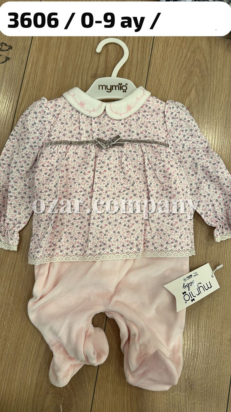 Велюровый Человечек Для Девочки Mymio (0-3-6-9мес.)