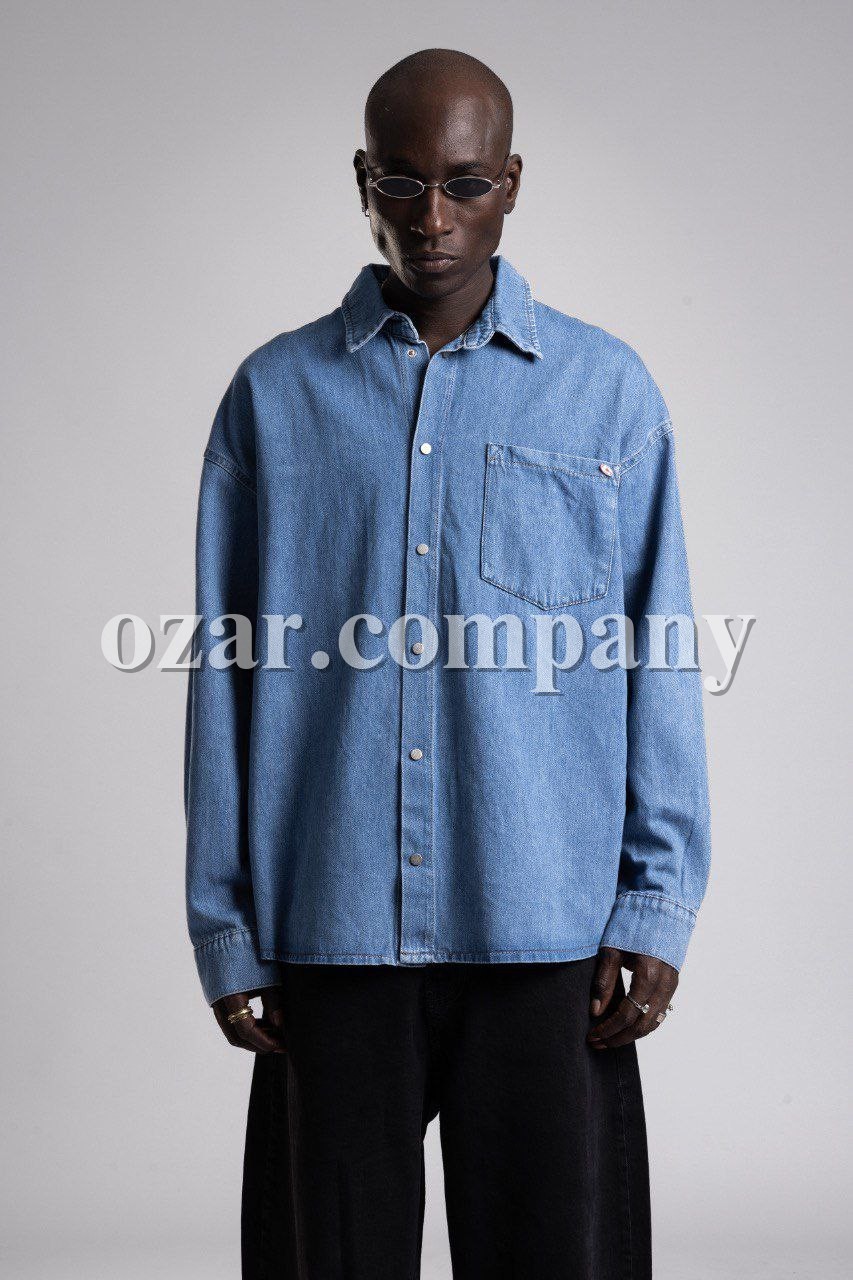 Мужская Джинсовая Рубашка Catch Мужская Джинсовая Рубашка Catch