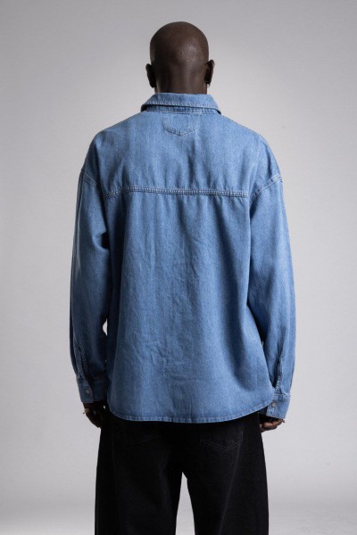 Мужская Джинсовая Рубашка Catch Мужская Джинсовая Рубашка Catch