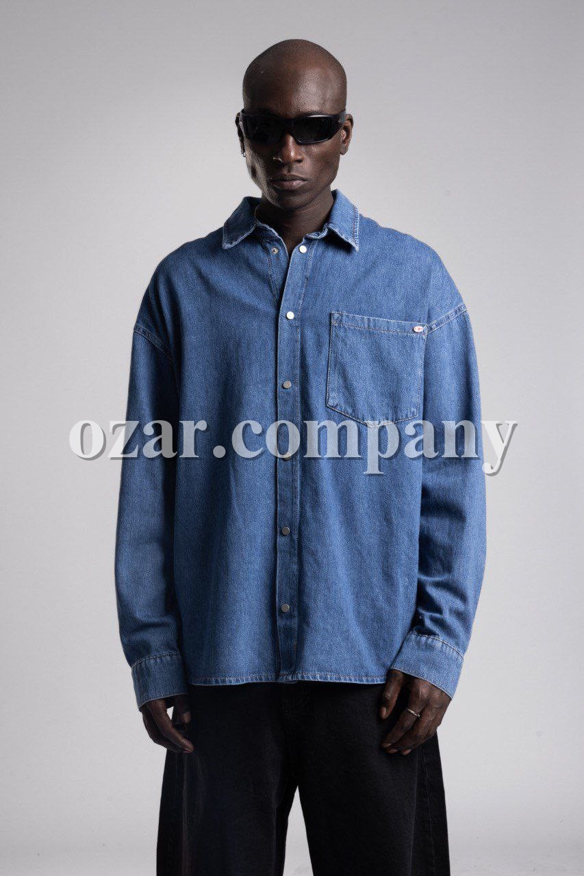 Мужская Джинсовая Рубашка Catch Мужская Джинсовая Рубашка Catch