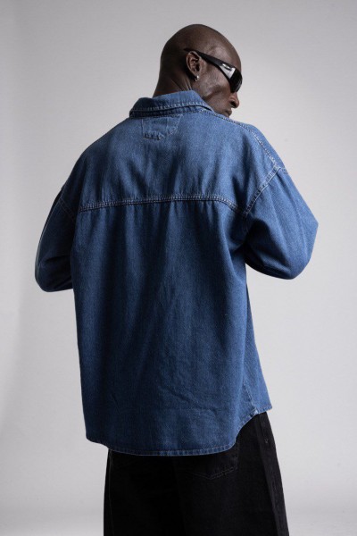 Мужская Джинсовая Рубашка Catch Мужская Джинсовая Рубашка Catch