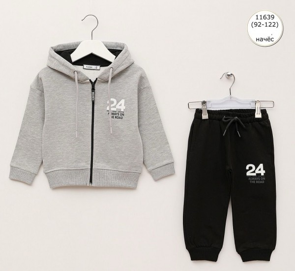 Трикотажный Костюм На Флисе Для Мальчика Wanex (2-3-4-5-6-7лет)  Трикотажный Костюм На Флисе Для Мальчика Wanex (2-3-4-5-6-7лет)