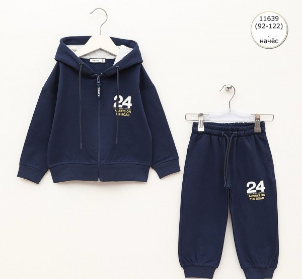 Трикотажный Костюм На Флисе Для Мальчика Wanex (2-3-4-5-6-7лет)  Трикотажный Костюм На Флисе Для Мальчика Wanex (2-3-4-5-6-7лет)