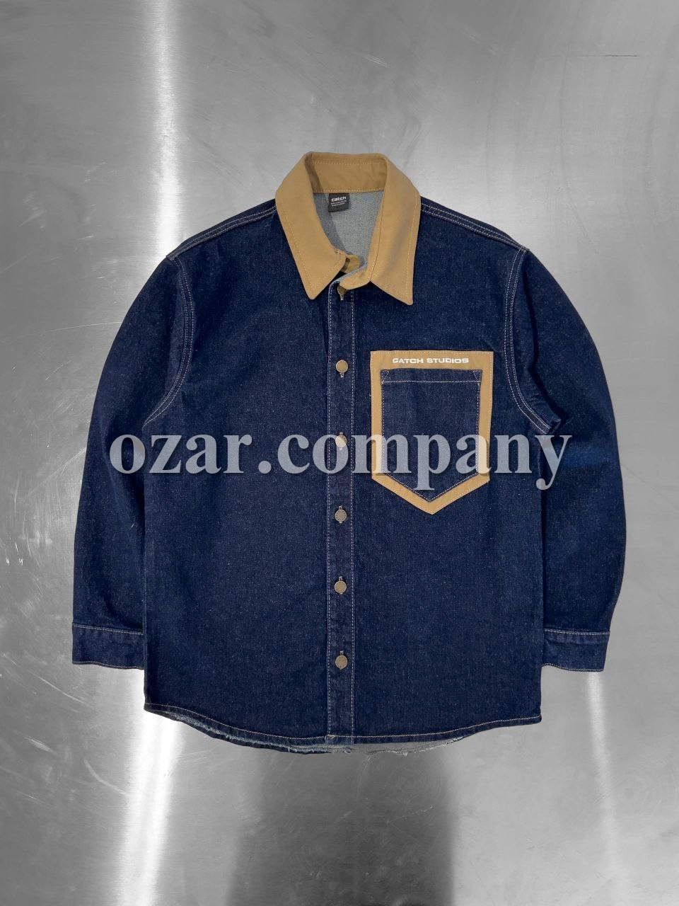 Мужская Джинсовая Рубашка Catch Мужская Джинсовая Рубашка Catch