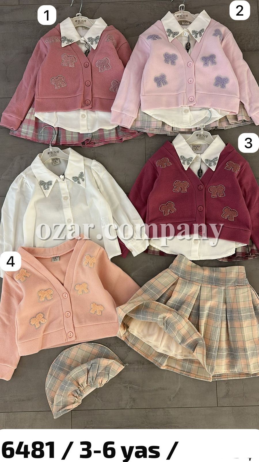 Костюм Тройка Для Девочки Eray Kids (3-4-5-6лет)  Костюм Тройка Для Девочки Eray Kids (3-4-5-6лет)