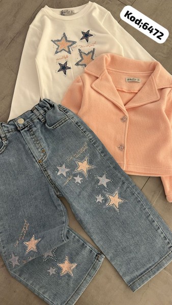 Костюм Тройка Для Девочки Eray Kids (2-3-4-5лет) Костюм Тройка Для Девочки Eray Kids (2-3-4-5лет)