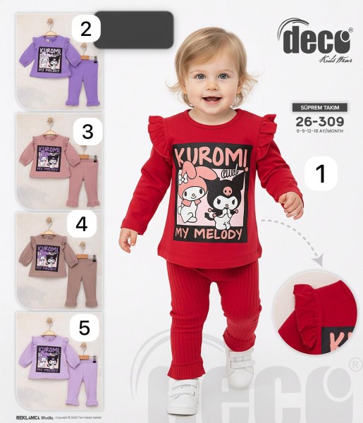 Костюм Для Девочки Deco (6-9-12-18мес.) Костюм Для Девочки Deco (6-9-12-18мес.)