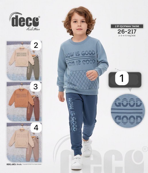 Костюм Двунитка Для Мальчика Deco (2-3-4-5лет) Костюм Двунитка Для Мальчика Deco (2-3-4-5лет)