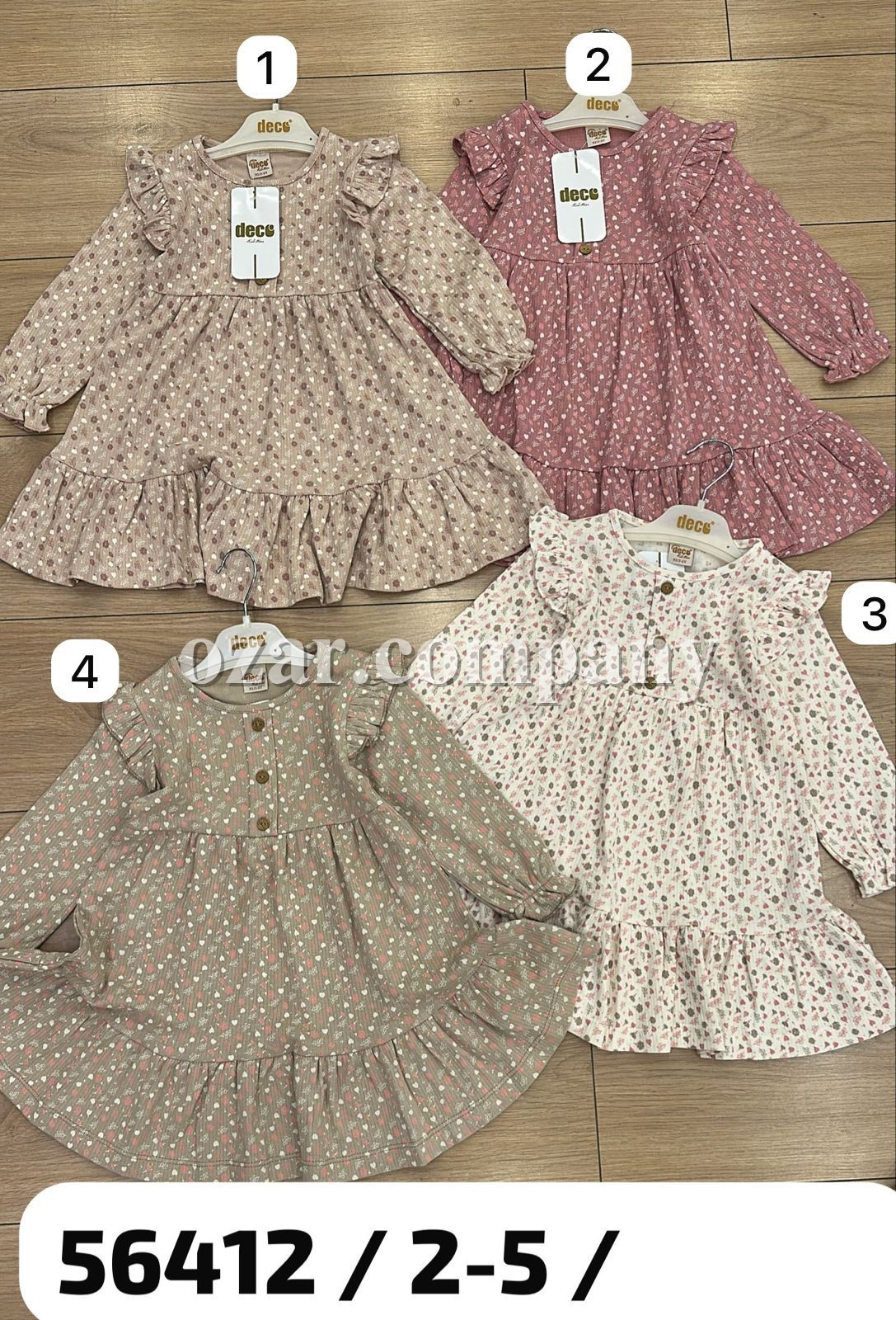 Платье Для Девочки Deco (2-3-4-5лет) Платье Для Девочки Deco (2-3-4-5лет)