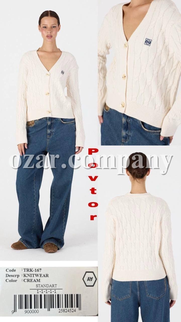 Женский Трикотажный Кардиган A.M.N. Женский Трикотажный Кардиган A.M.N.