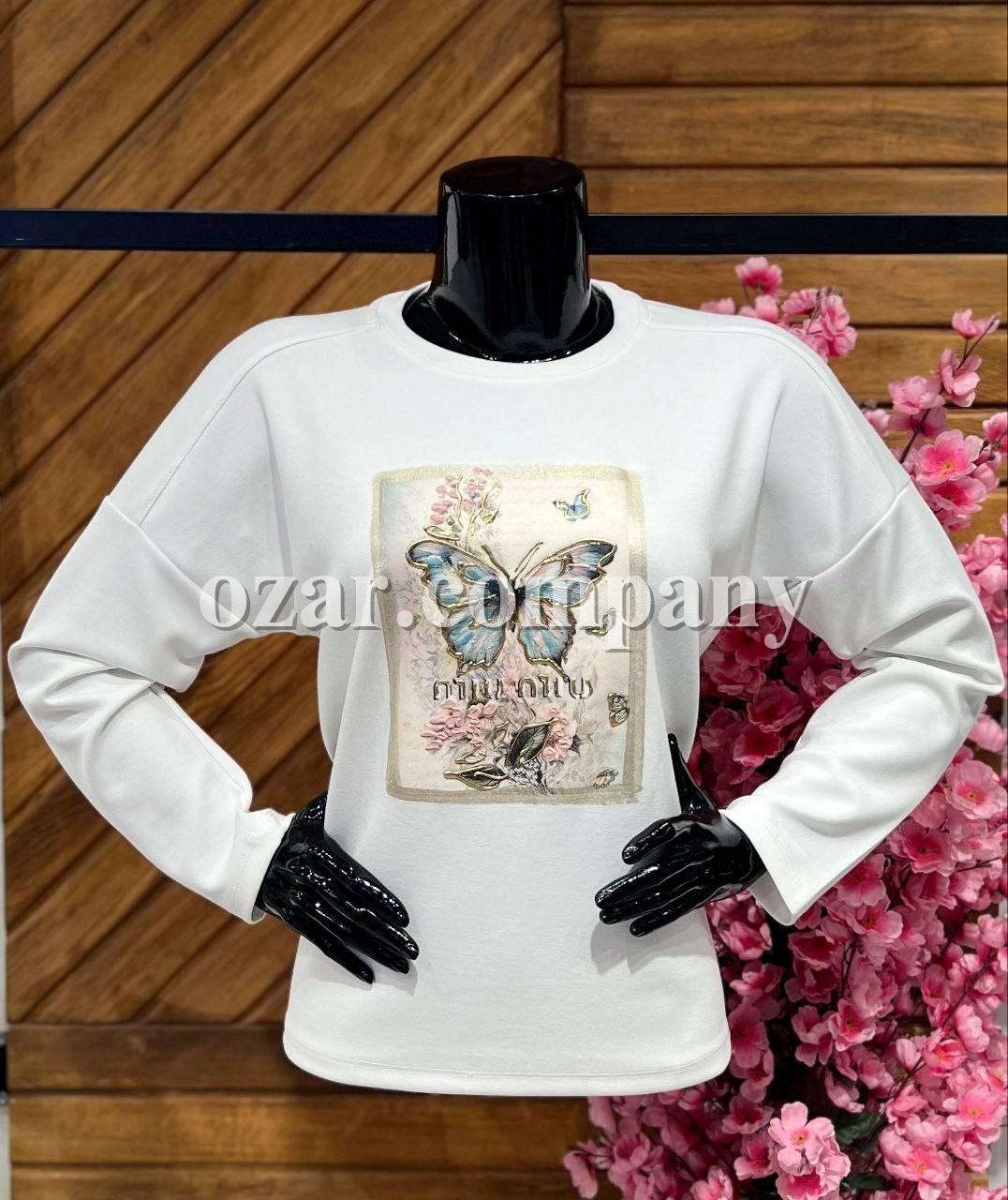 Женский Свитшот Miu Miu Женский Свитшот Miu Miu