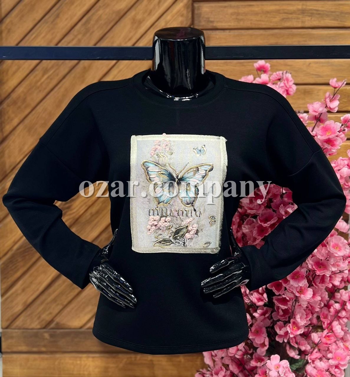 Женский Свитшот Miu Miu Женский Свитшот Miu Miu