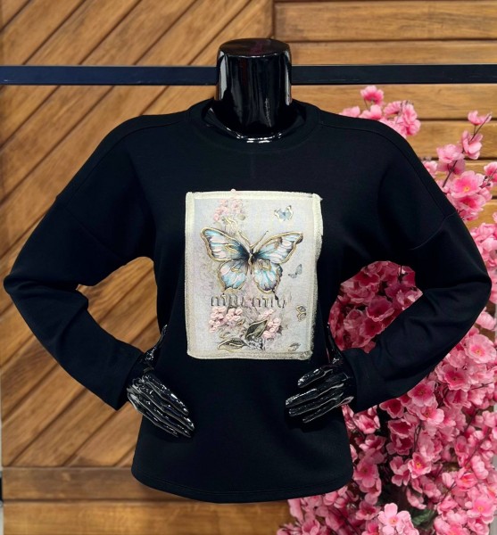 Женский Свитшот Miu Miu Женский Свитшот Miu Miu