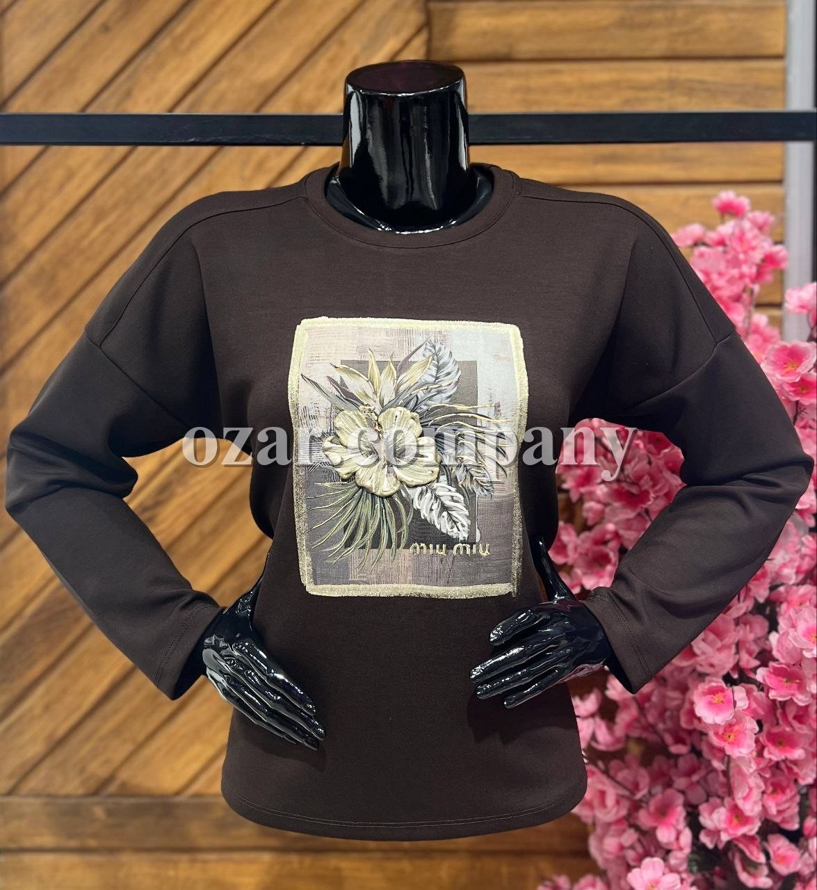 Женский Свитшот Miu Miu Женский Свитшот Miu Miu