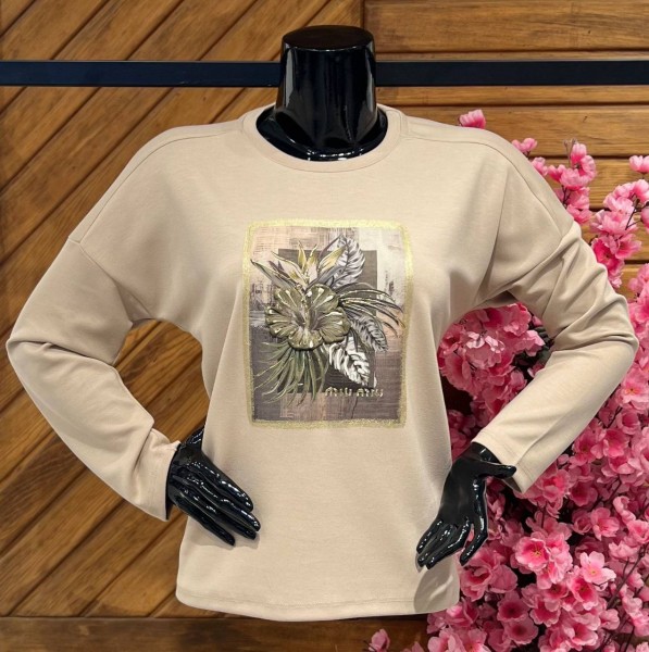 Женский Свитшот Miu Miu Женский Свитшот Miu Miu