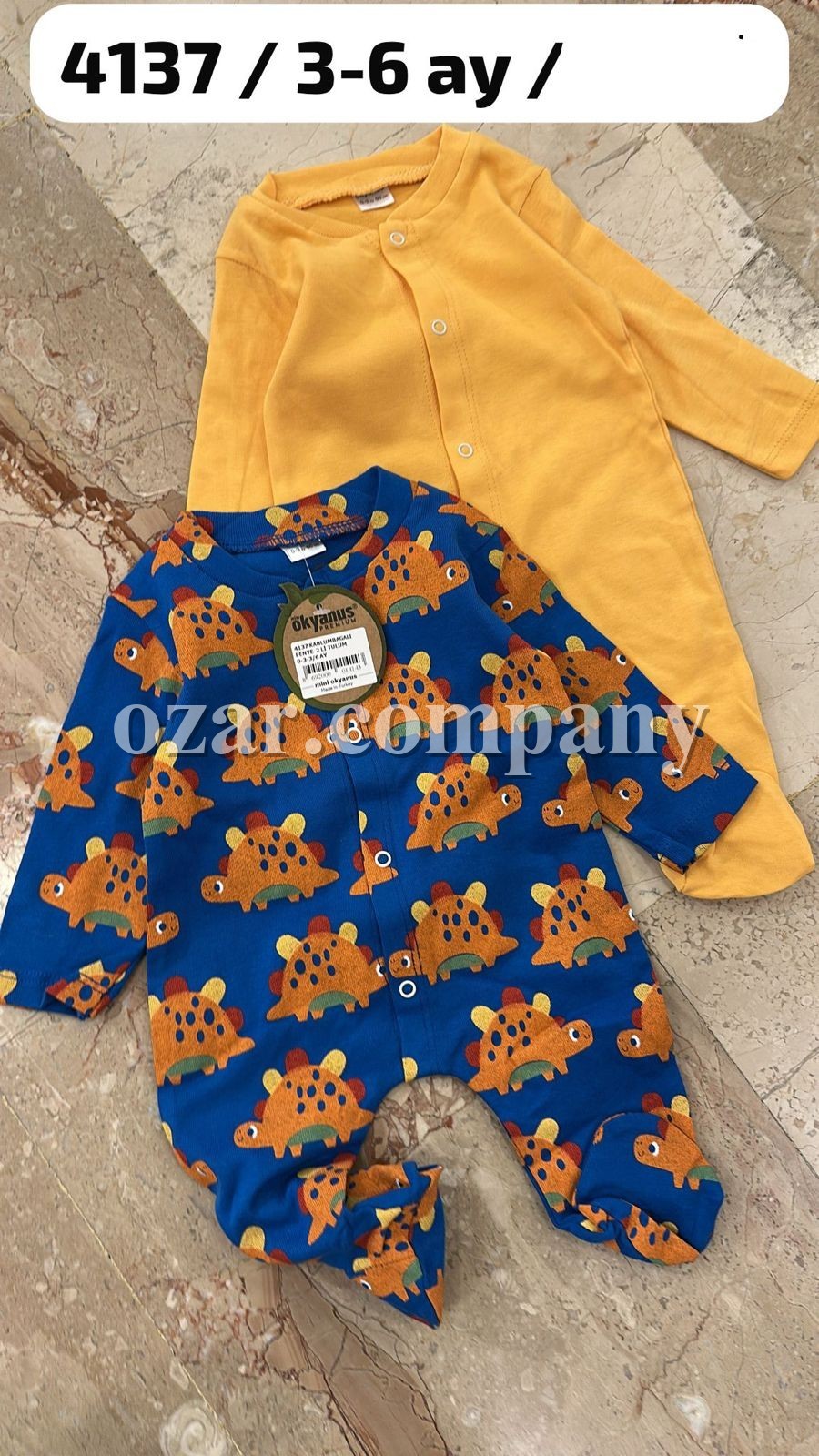 Пара Человечков Для Мальчика Okyanus (3-6мес. по 2 шт.)  Пара Человечков Для Мальчика Okyanus (3-6мес. по 2 шт.)