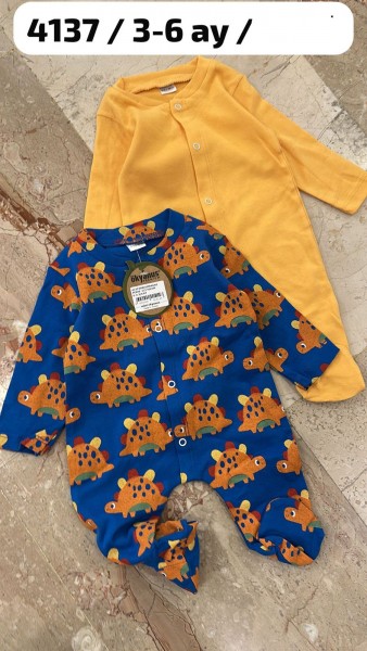 Пара Человечков Для Мальчика Okyanus (3-6мес. по 2 шт.)  Пара Человечков Для Мальчика Okyanus (3-6мес. по 2 шт.)