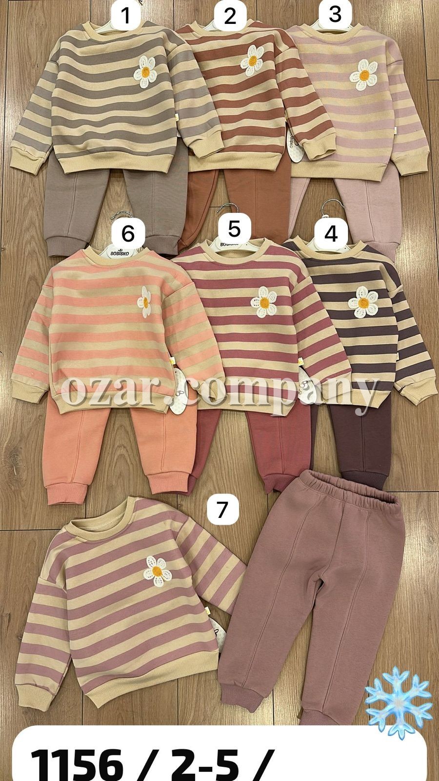 Трикотажный Костюм На Флисе Для Девочки Bobisko (2-3-4-5лет) Трикотажный Костюм На Флисе Для Девочки Bobisko (2-3-4-5лет)